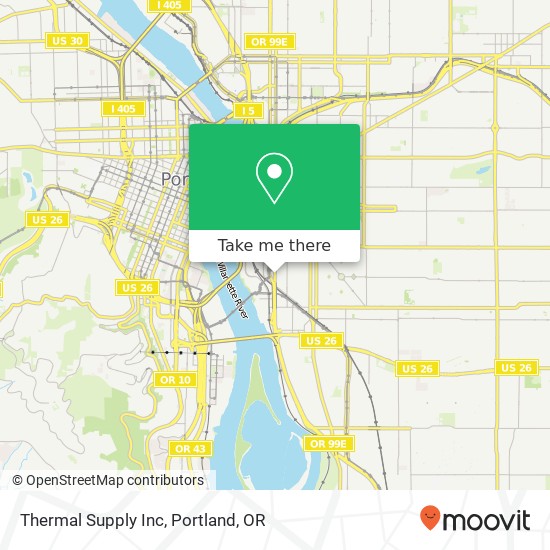 Mapa de Thermal Supply Inc