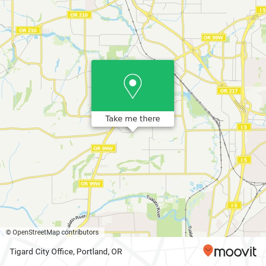 Mapa de Tigard City Office