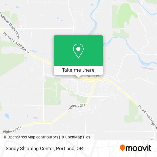 Mapa de Sandy Shipping Center
