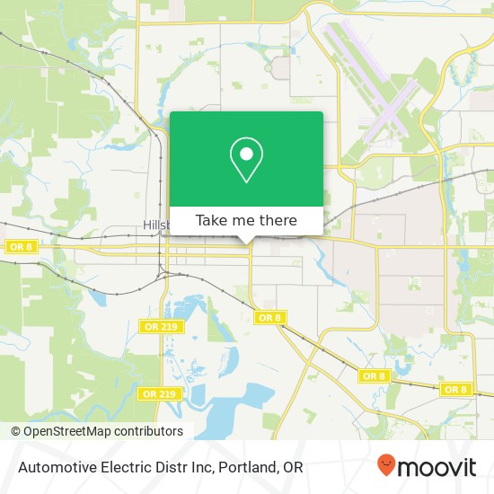 Automotive Electric Distr Inc map