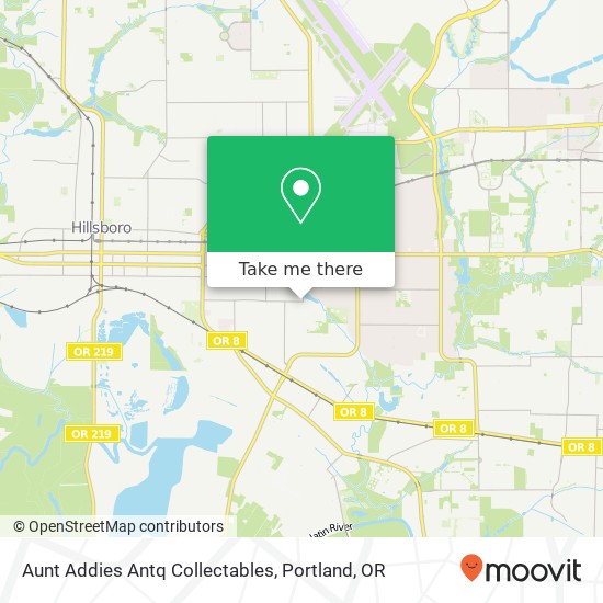 Mapa de Aunt Addies Antq Collectables