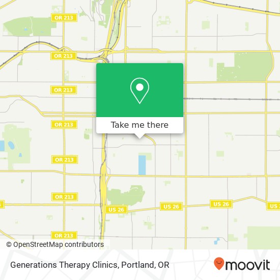 Generations Therapy Clinics map