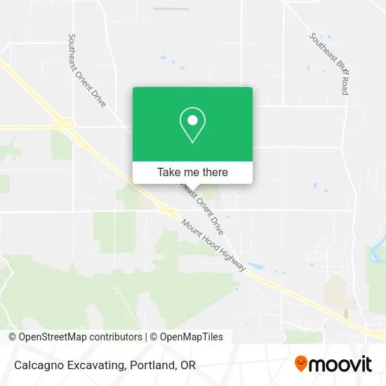 Calcagno Excavating map