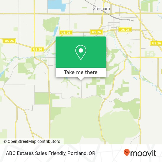 Mapa de ABC Estates Sales Friendly