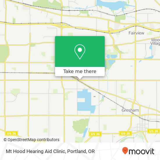 Mapa de Mt Hood Hearing Aid Clinic