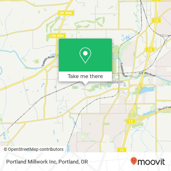 Portland Millwork Inc map