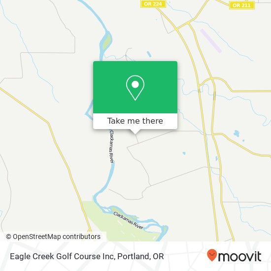 Mapa de Eagle Creek Golf Course Inc