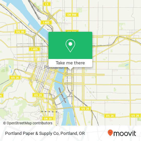 Portland Paper & Supply Co map