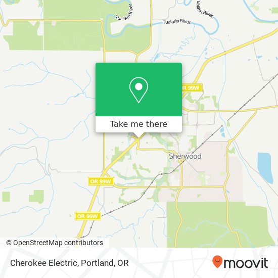 Cherokee Electric map