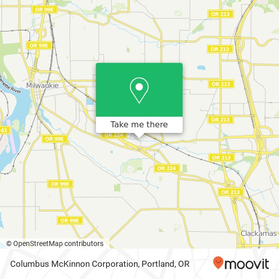 Mapa de Columbus McKinnon Corporation