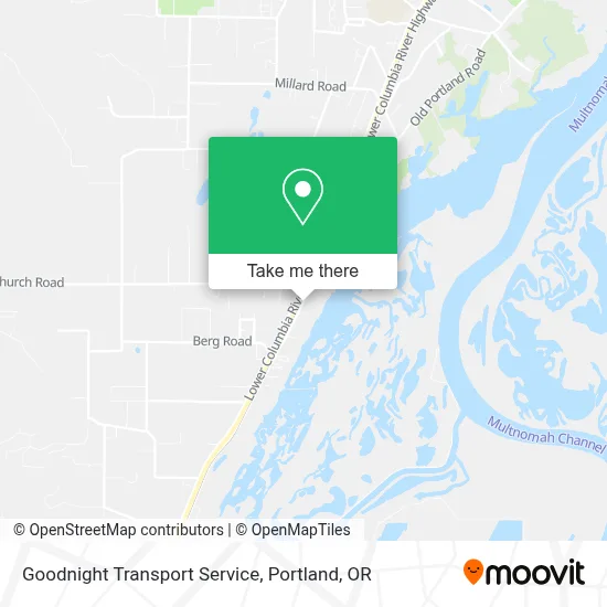 Goodnight Transport Service map
