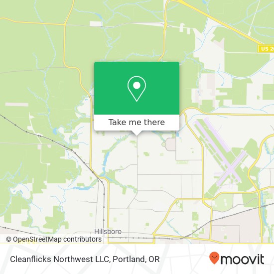 Cleanflicks Northwest LLC map