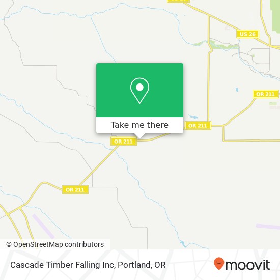 Cascade Timber Falling Inc map