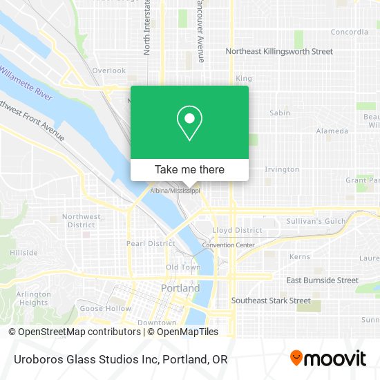 Uroboros Glass Studios Inc map