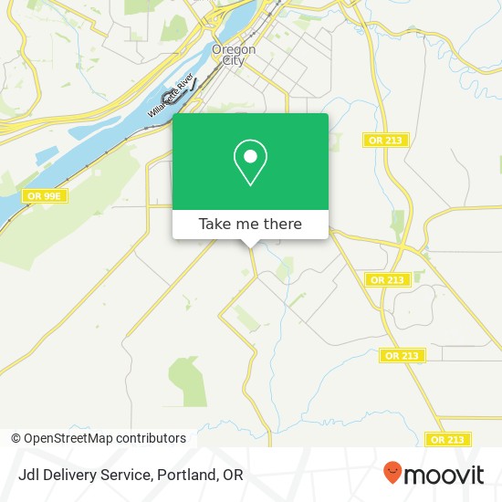 Mapa de Jdl Delivery Service