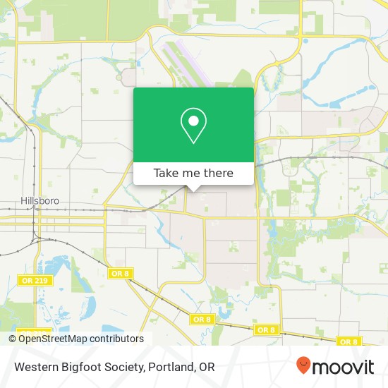 Western Bigfoot Society map