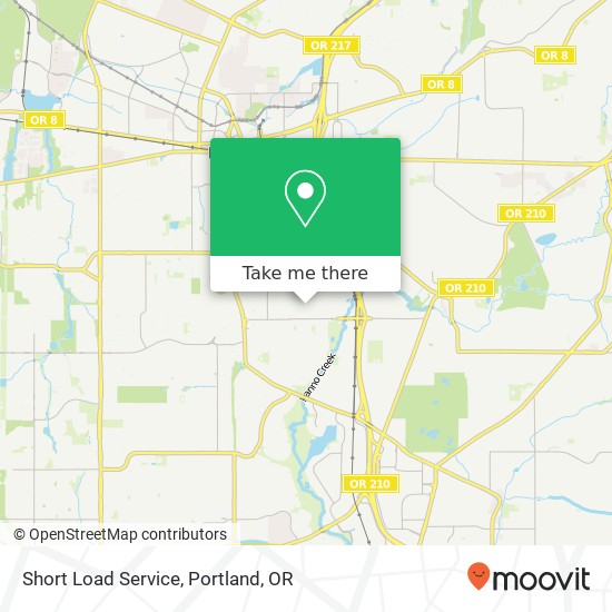 Mapa de Short Load Service