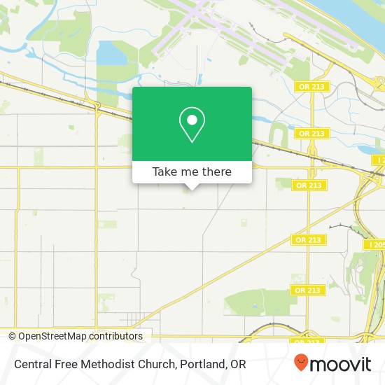 Mapa de Central Free Methodist Church