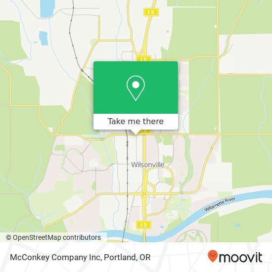 McConkey Company Inc map