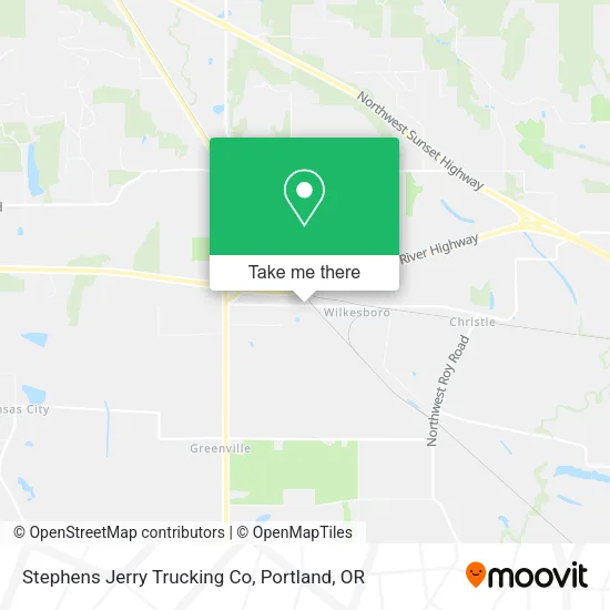 Stephens Jerry Trucking Co map