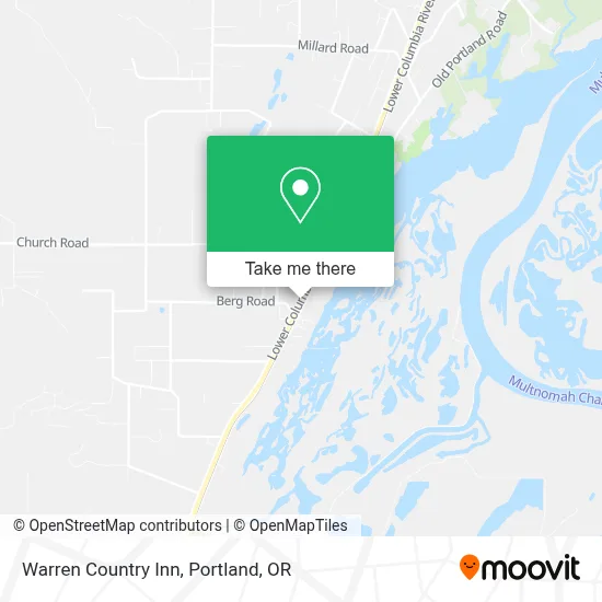 Warren Country Inn map