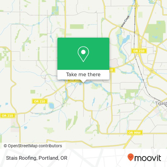 Stais Roofing map