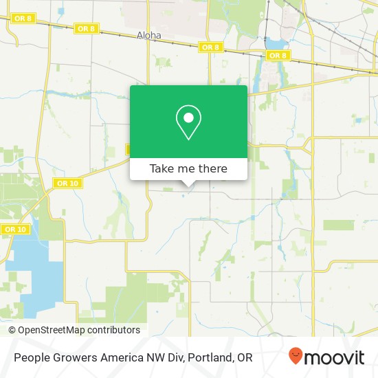 Mapa de People Growers America NW Div