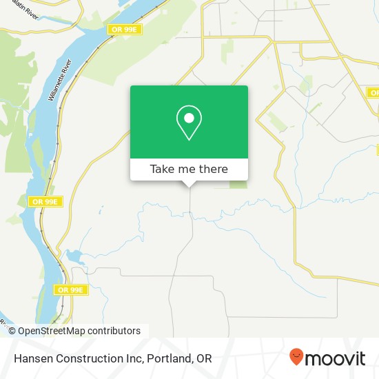 Hansen Construction Inc map