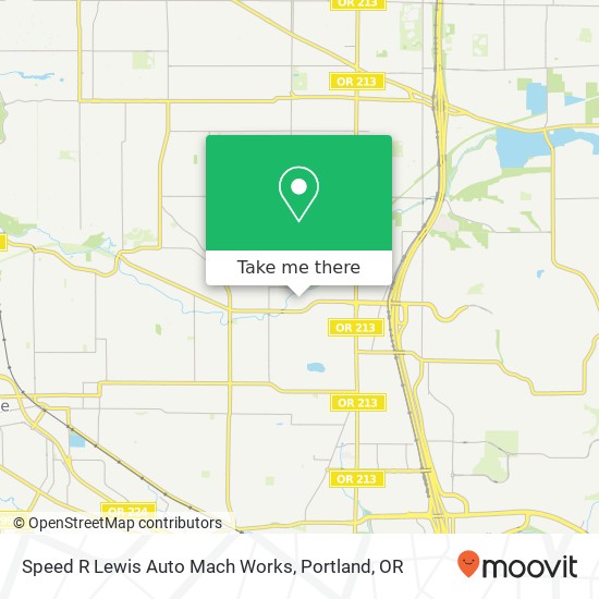 Speed R Lewis Auto Mach Works map