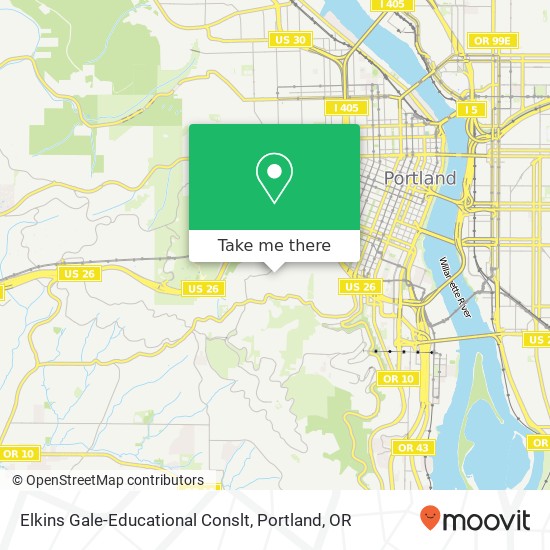 Mapa de Elkins Gale-Educational Conslt