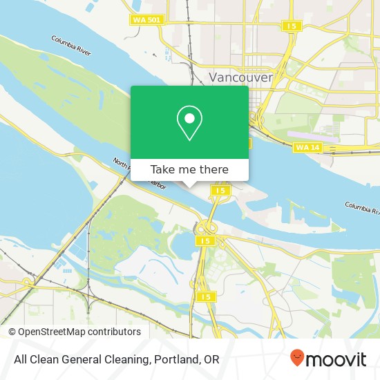All Clean General Cleaning map