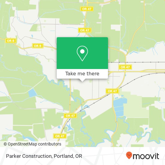 Mapa de Parker Construction