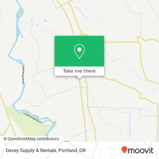 Mapa de Devey Supply & Rentals