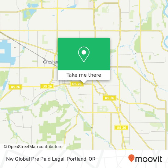 Mapa de Nw Global Pre Paid Legal