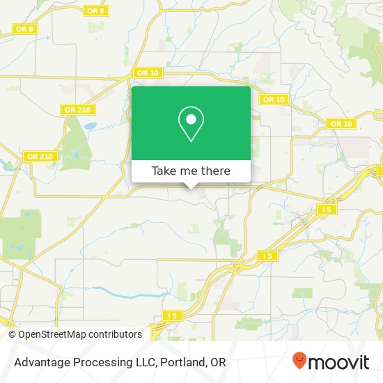 Mapa de Advantage Processing LLC