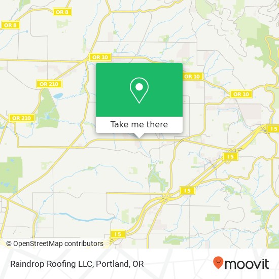 Mapa de Raindrop Roofing LLC