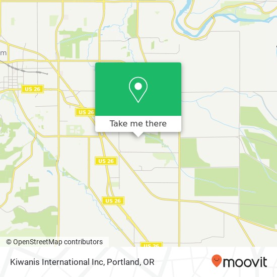 Kiwanis International Inc map