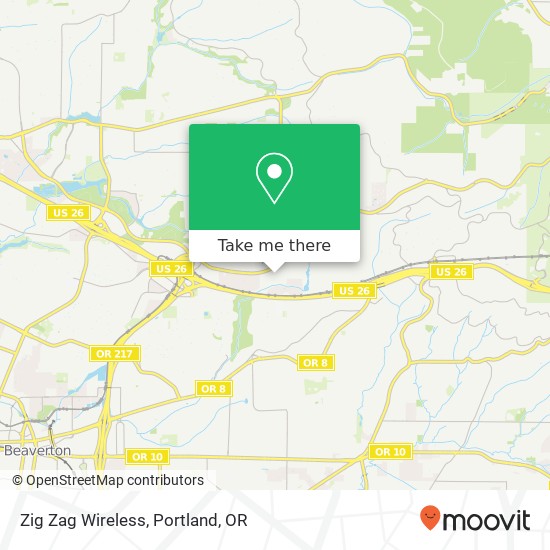 Mapa de Zig Zag Wireless