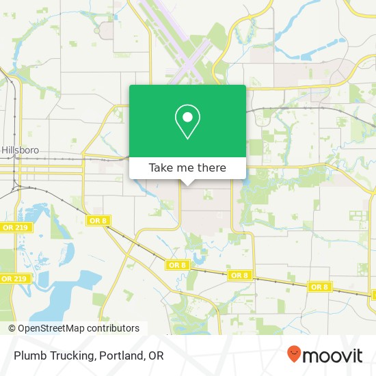 Plumb Trucking map