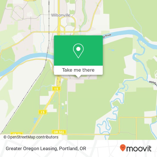 Mapa de Greater Oregon Leasing