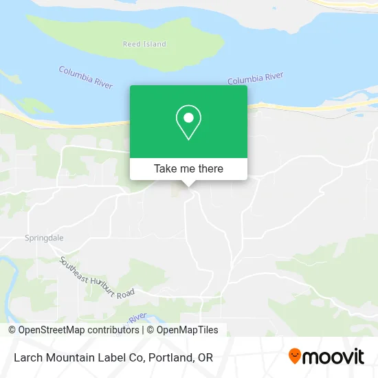 Larch Mountain Label Co map