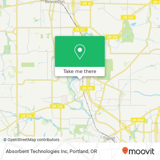 Mapa de Absorbent Technologies Inc