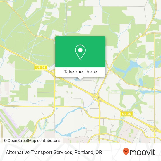 Alternative Transport Services map