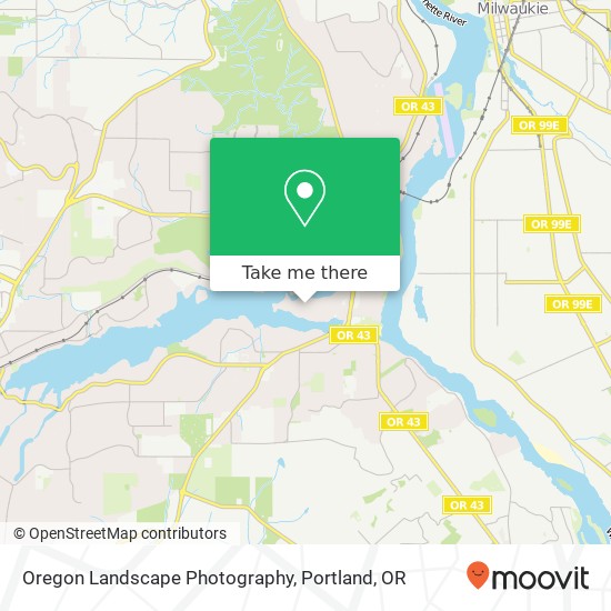 Mapa de Oregon Landscape Photography