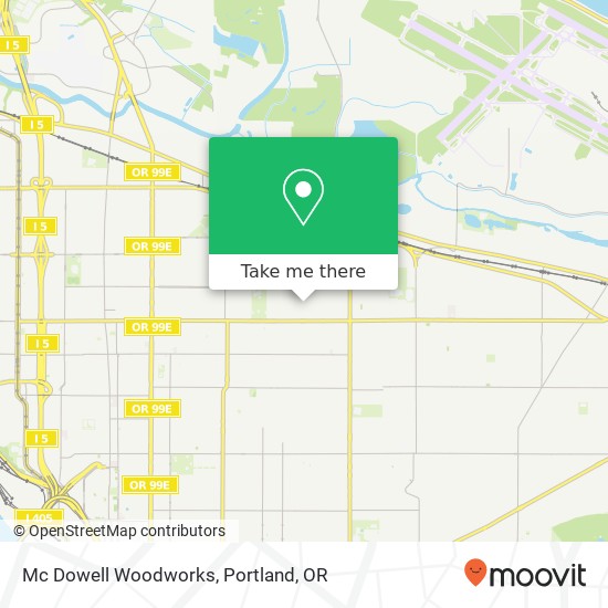 Mapa de Mc Dowell Woodworks