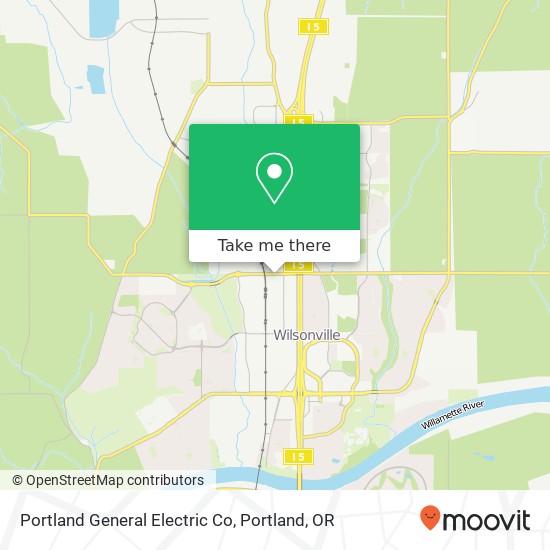 Mapa de Portland General Electric Co