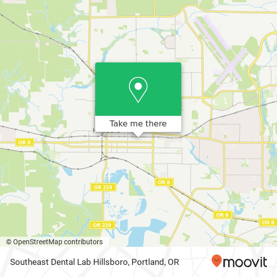 Southeast Dental Lab Hillsboro map