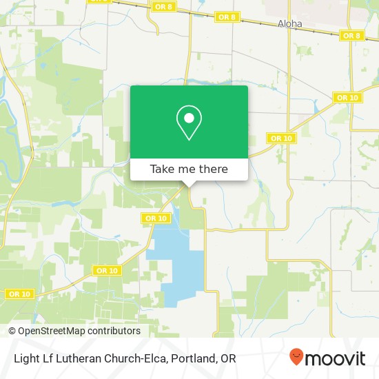 Light Lf Lutheran Church-Elca map