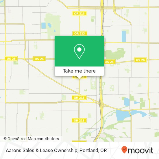 Aarons Sales & Lease Ownership map