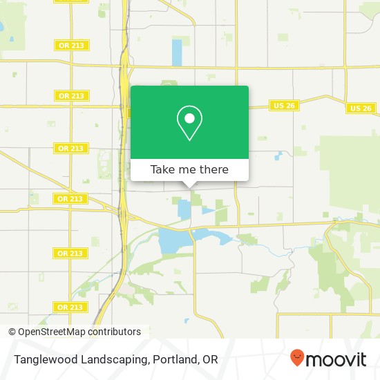 Tanglewood Landscaping map